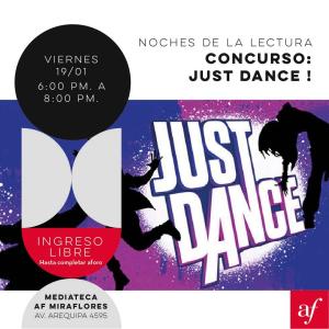 Viernes 19 de enero: Concurso de just dance !