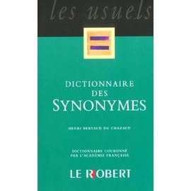Dictionnaire des synonymes