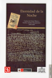 Eternidad de la noche : cartas de César Moro a Emilio Adolfo Westphalen